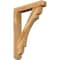 Ekena Millwork Olympic Craftsman Rough Sawn Bracket w/ Offset Brace, Western Red Cedar, 6"W x 32"D x 44"H BKT0604X32X44OLY04RWR - alternate 1